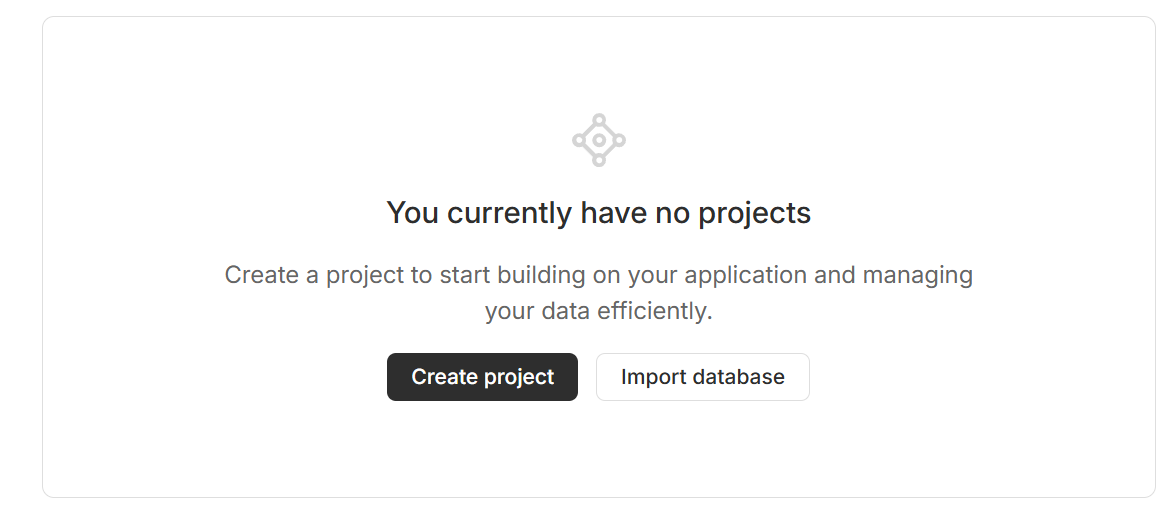 neon-noproject-create-project